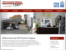 Tablet Screenshot of kfz-wagner.com